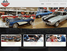 Tablet Screenshot of paramountclassiccars.com